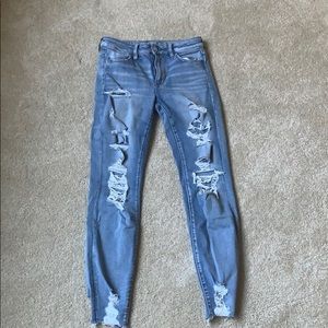 american eagle super stretch jeans